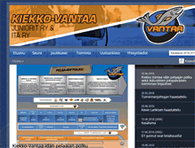 Tablet Screenshot of kiekkovantaa.fi